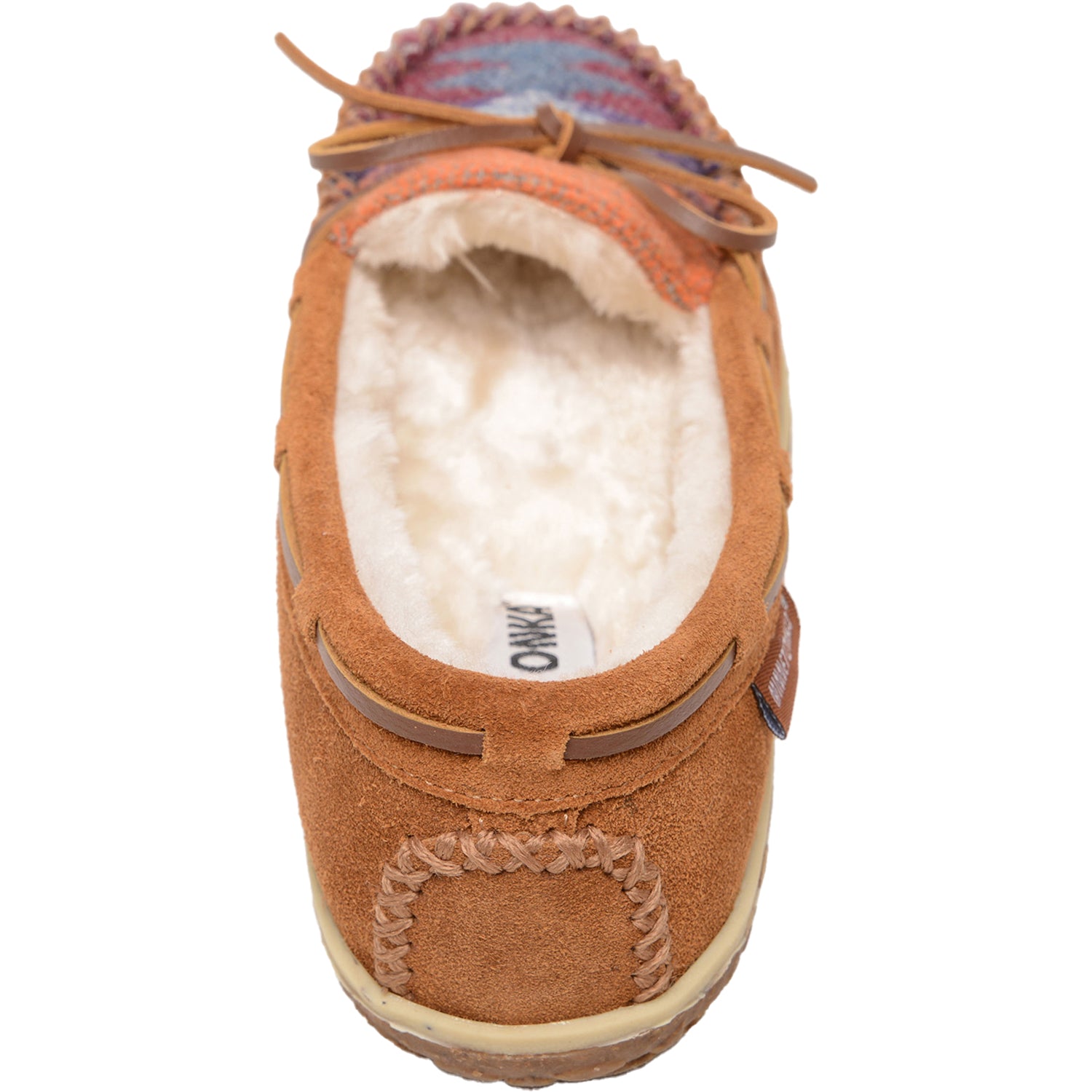 Womens Minnetonka Women's Minnetonka Tilia Brown Multi Suede Brown Multi Suede