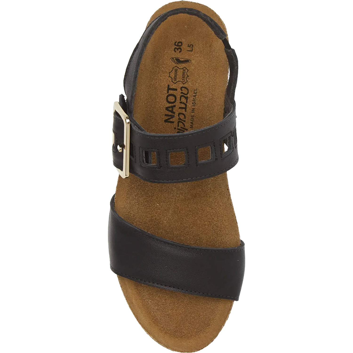 Womens Naot Naot Dynasty Women's Wedge Sandals Jet Black Leather Jet Black Leather
