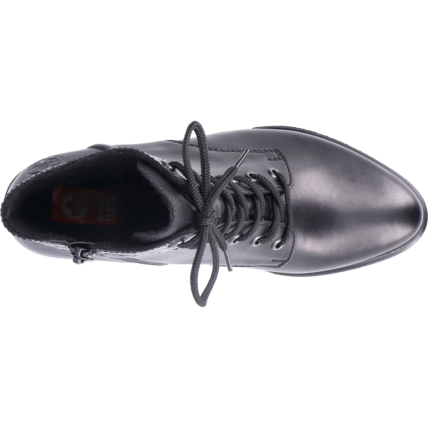 Womens Rieker Women's Rieker Y2040-00 Ines 40 Black Synthetic Black Synthetic