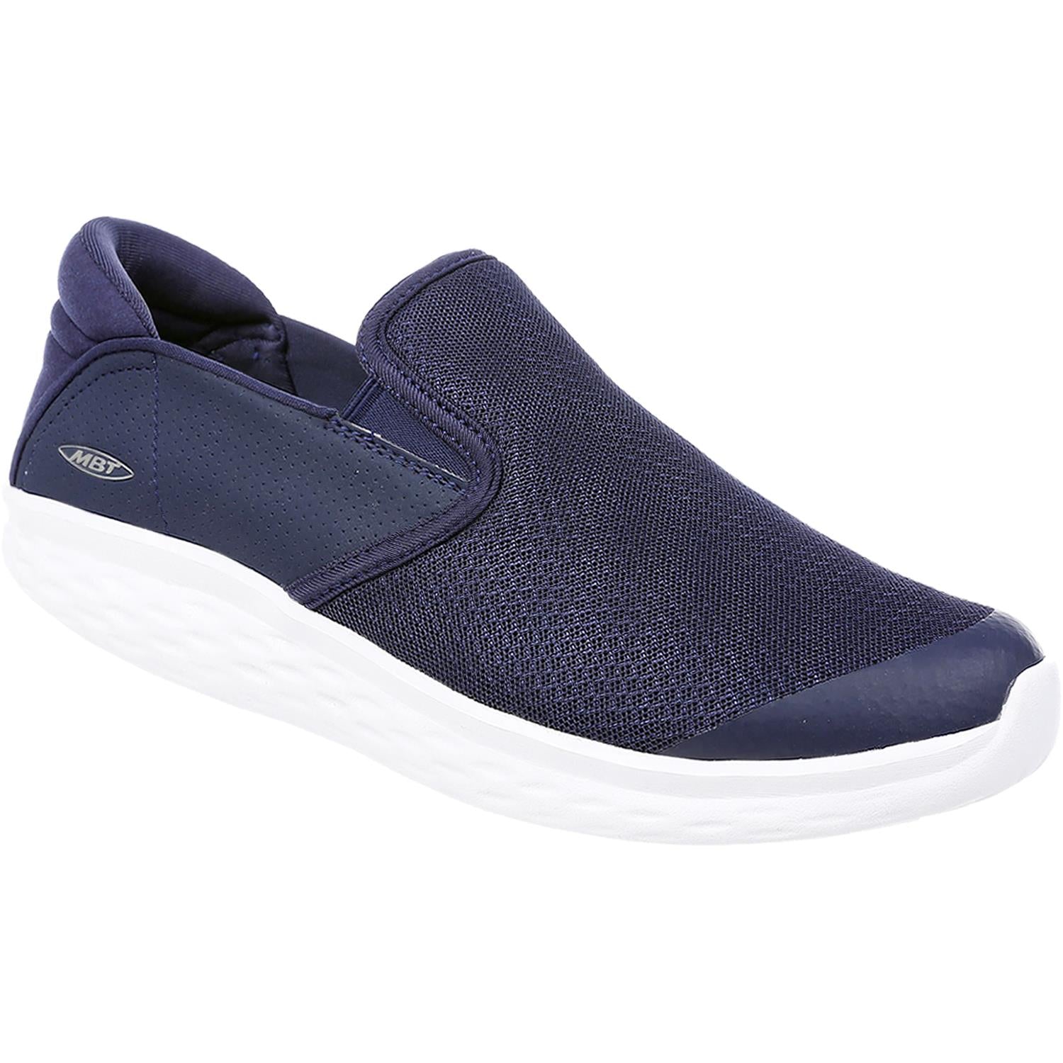 Mens Mbt Men's MBT Modena Slip-On Navy Mesh Navy Mesh