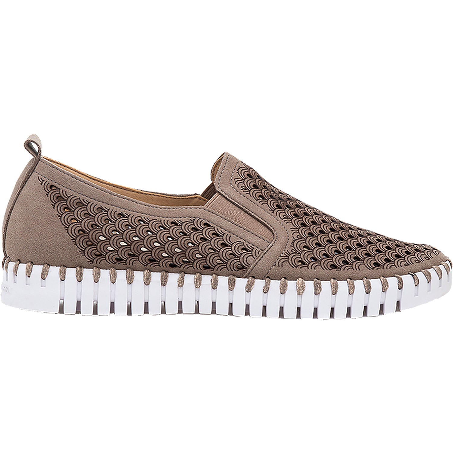 Womens Ilse jacobsen Ilse Jacobsen Tulip 140 Women's Slip Ons Sneaker Falcon Synthetic Falcon Synthetic