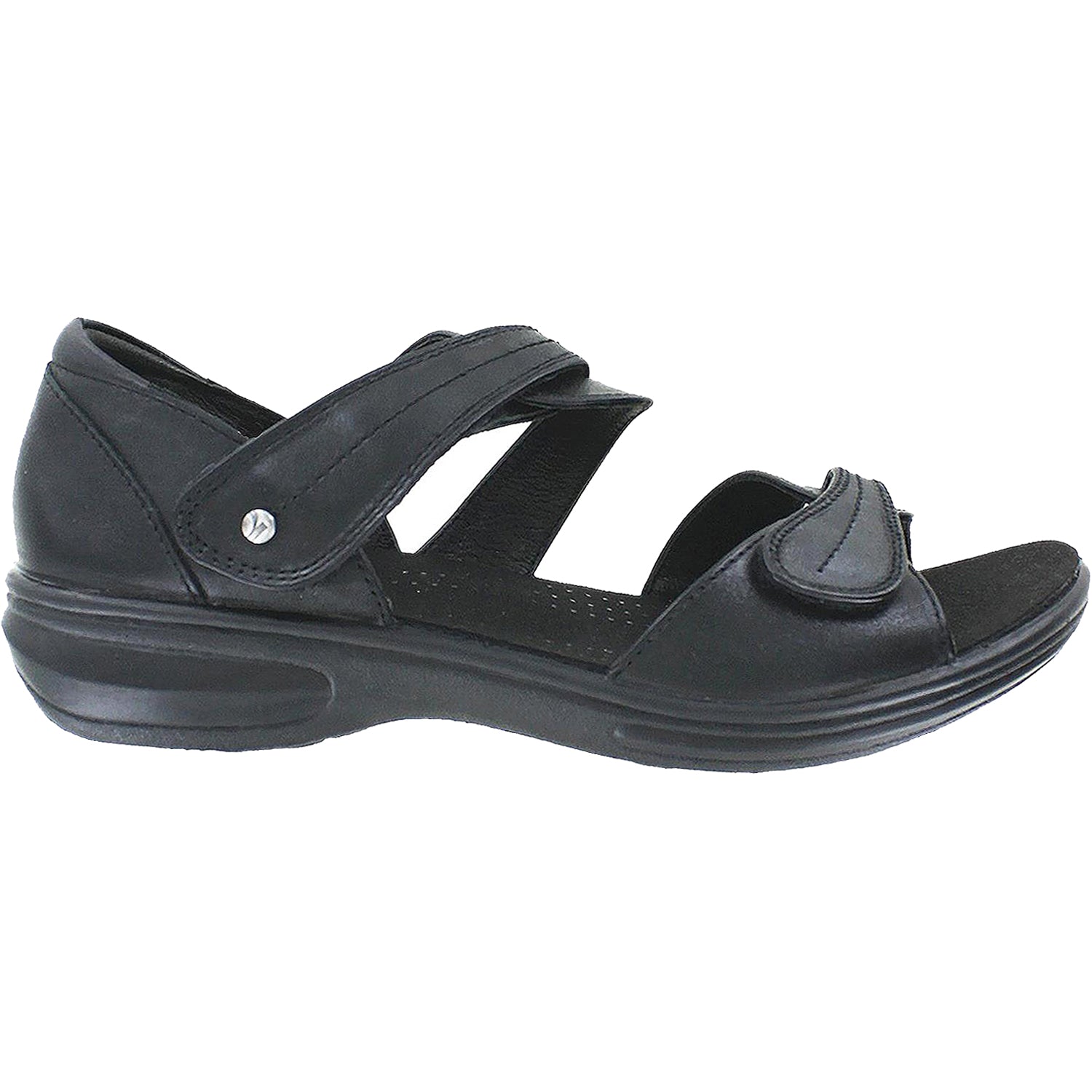 Womens Revere Women's Revere Geneva Black Leather Black Leather