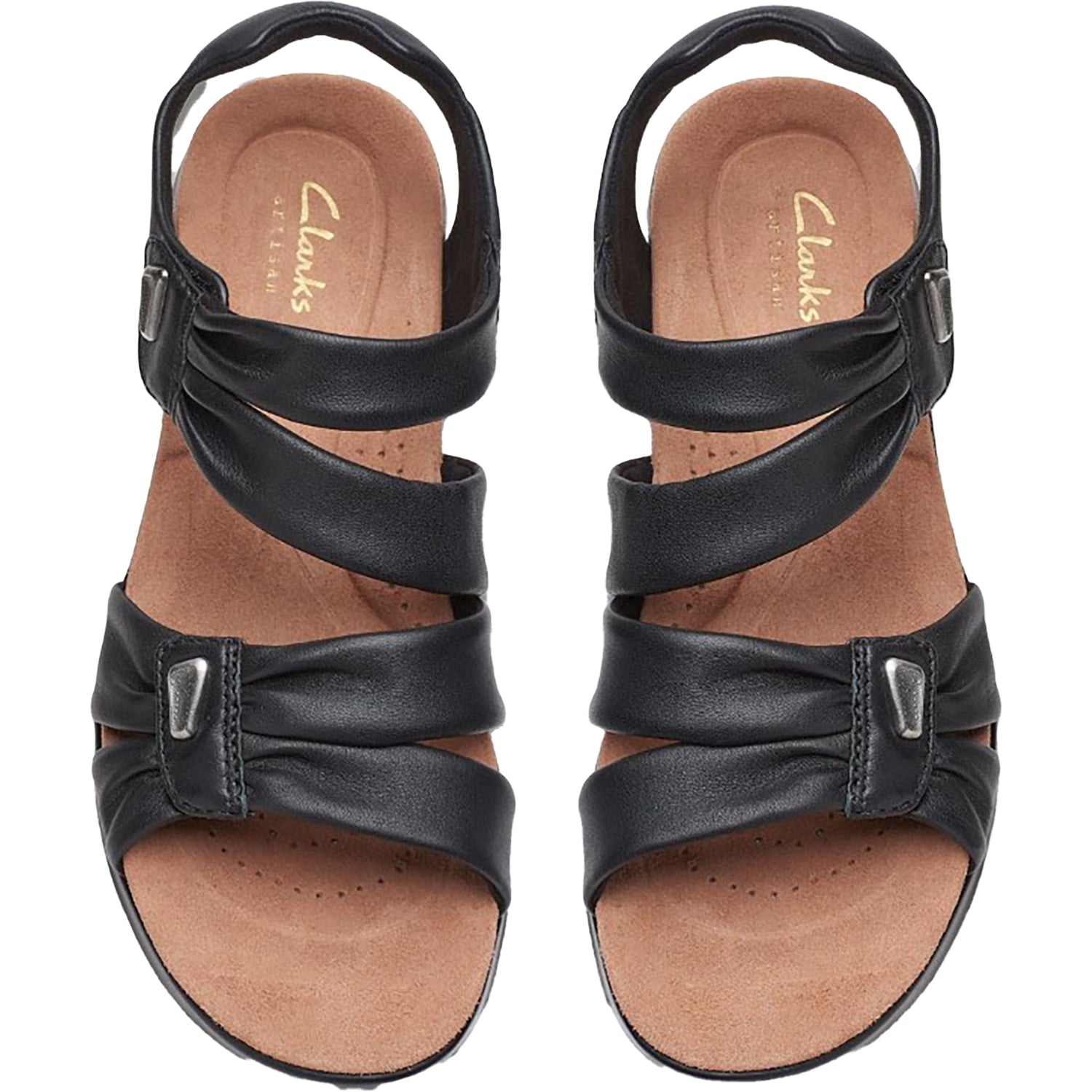 Womens Clarks Women's Clarks Kitly Ave Black Leather Black Leather