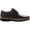 Mens Samuel hubbard Samuel Hubbard Tipping Point Men's Wingtip Shoes Black Leather Black Leather