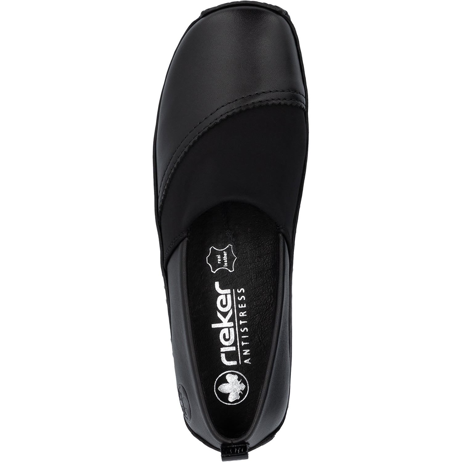 Womens Rieker Rieker L1790-00 Stretch Women's Slip Ons Black Black