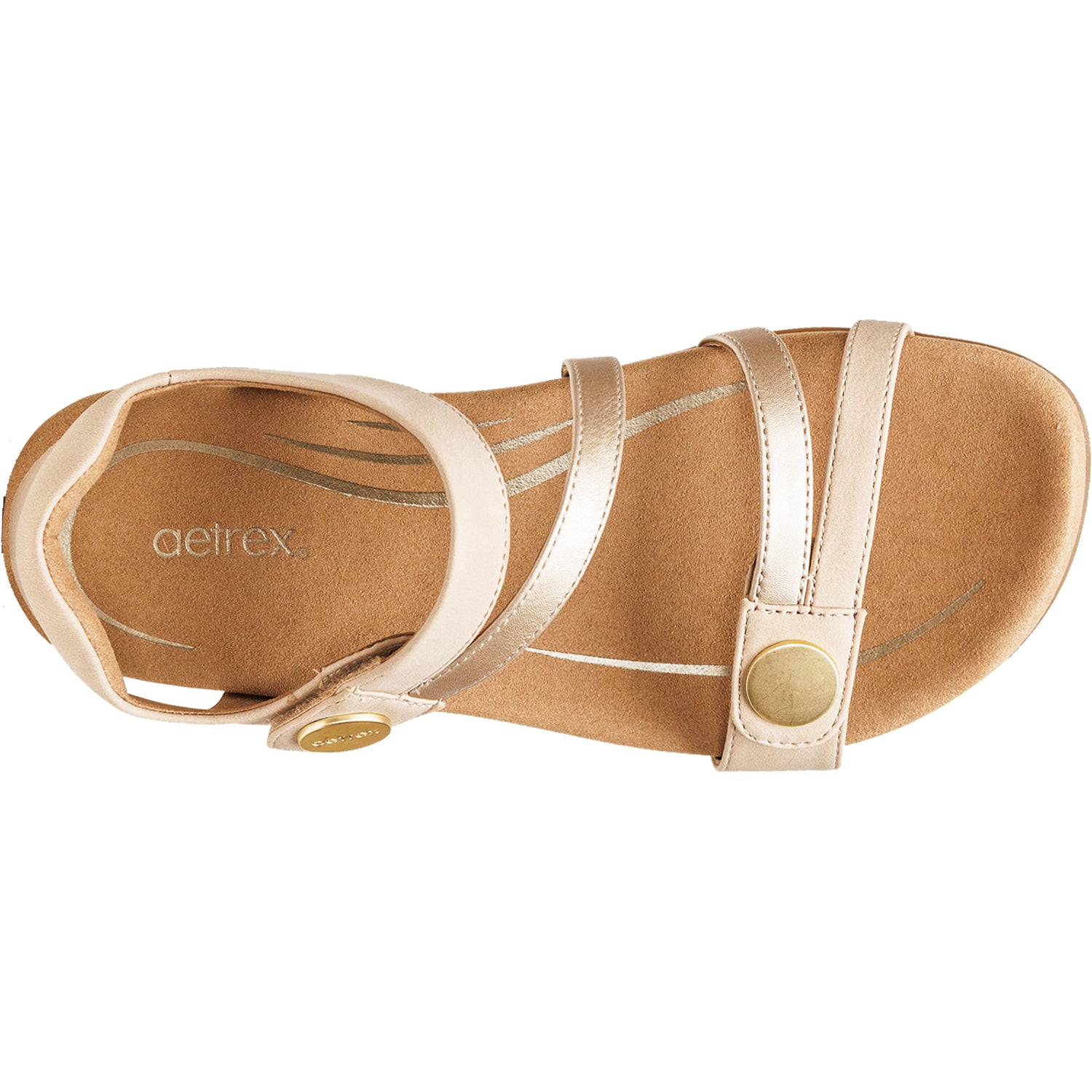 Womens Aetrex Women's Aetrex Jess Tan Synthetic Tan Synthetic