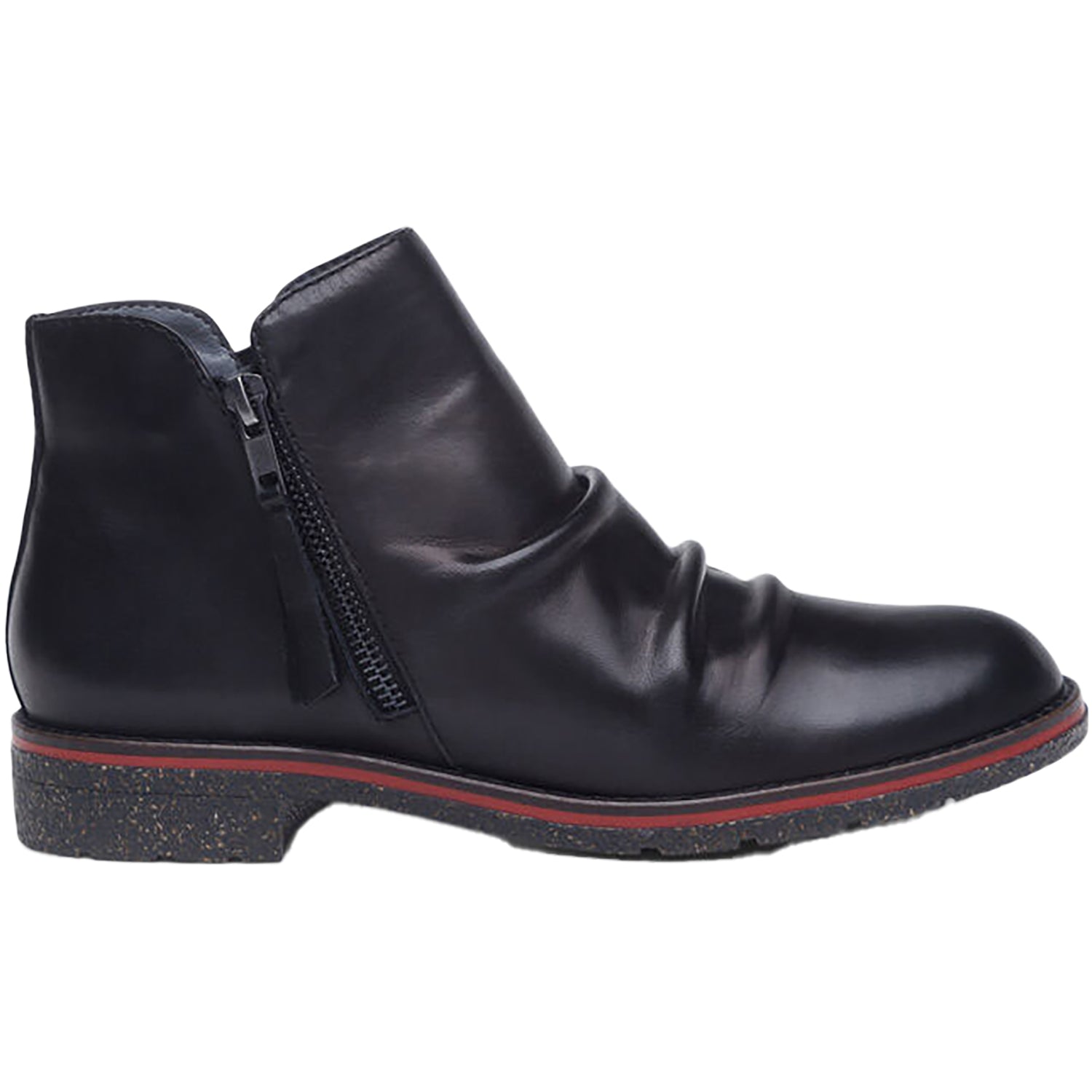 Womens Aetrex Aetrex Mila Women's Ankle Boots Black Leather Black Leather