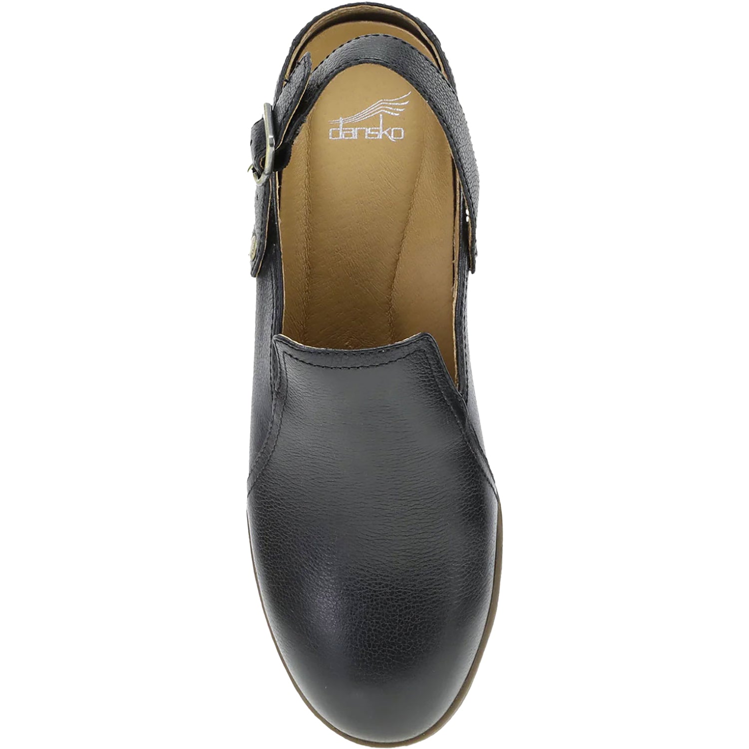 Womens Dansko Women's Dansko Sherian Black Waterproof Milled Leather Black Waterproof Milled Leather