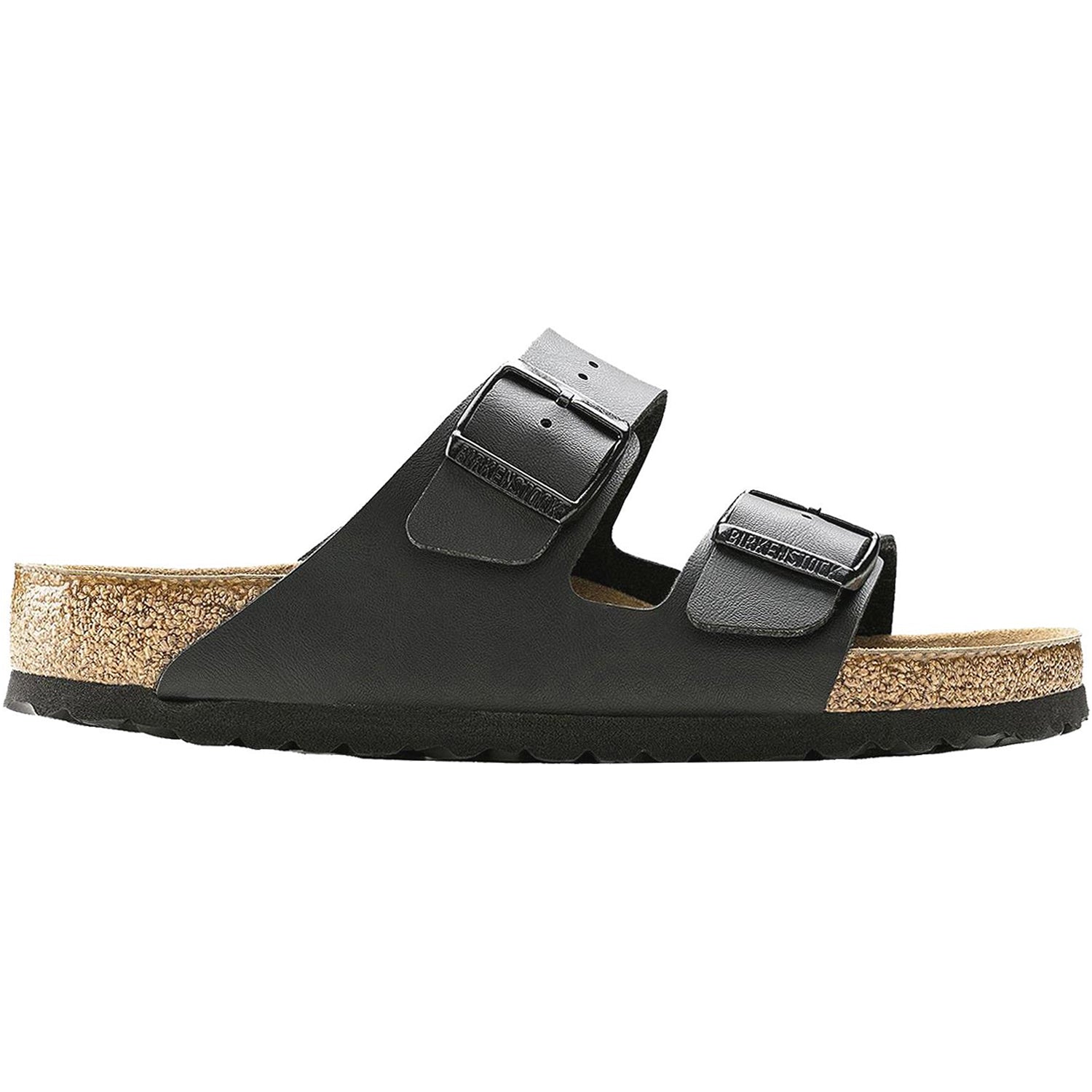 Unisex Birkenstock Birkenstock Arizona Soft Footbed Unisex Sandals Black Birko-Flor Black Birko-Flor