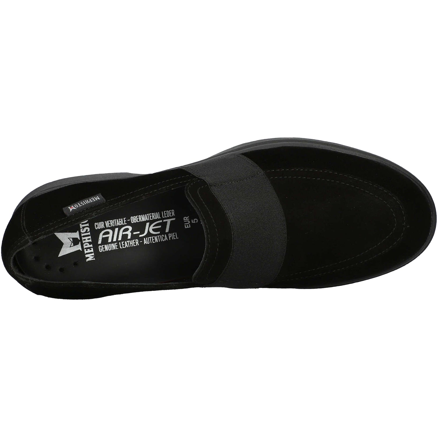 Womens Mephisto Mephisto Debby Velsport Women's Loafers Black Black