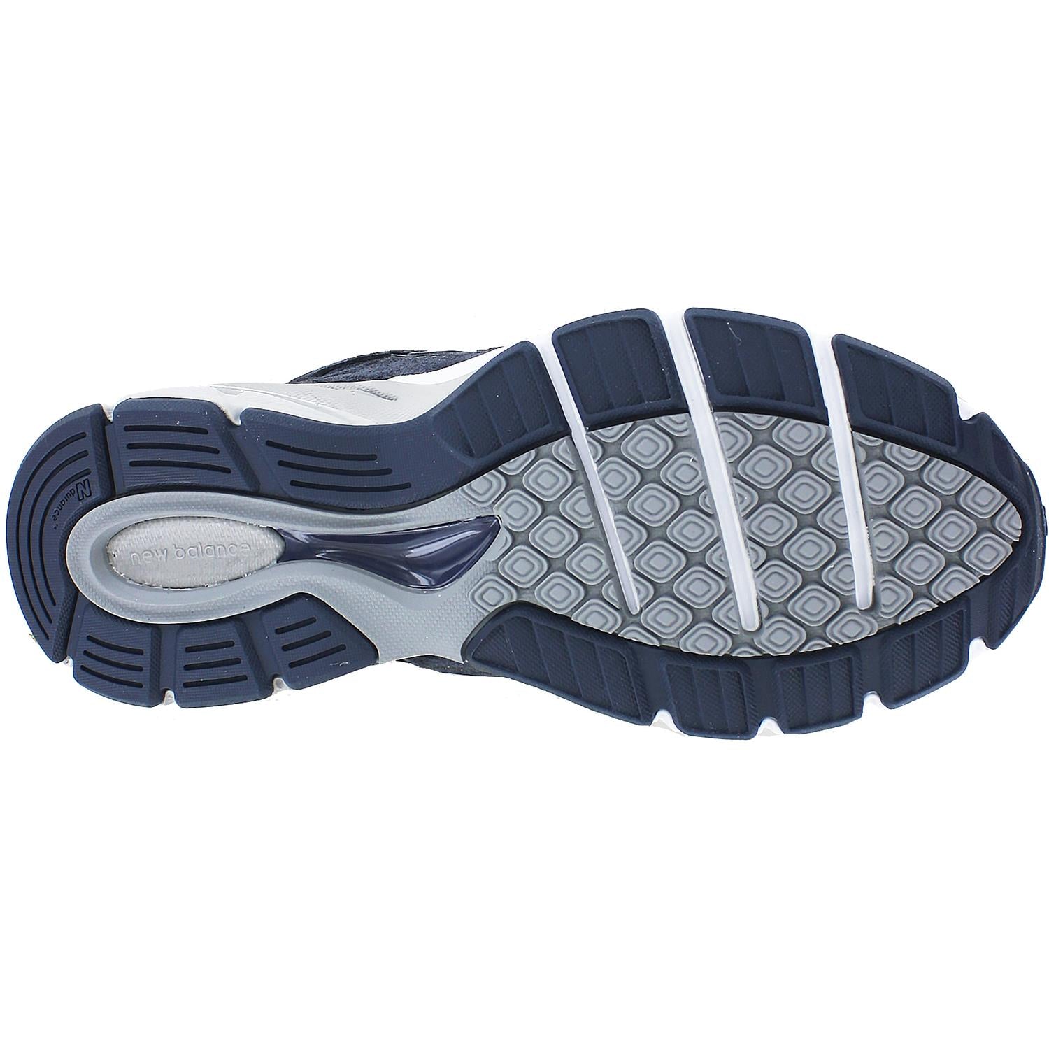 Womens New balance Women's New Balance W990NV4 Running Shoes Navy Leather/Mesh Navy Leather/Mesh