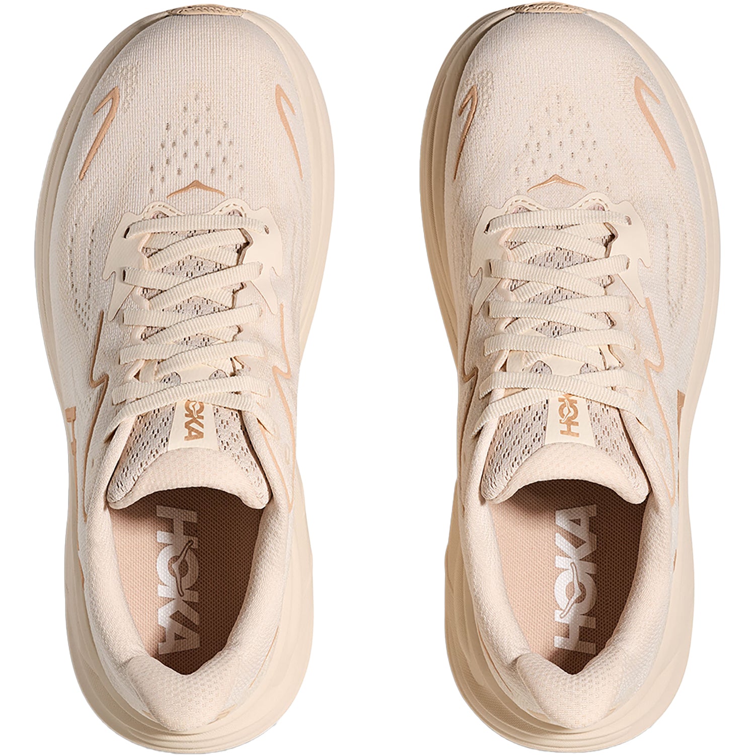 Womens Hoka one one Women's Hoka Clifton 10 Vanilla/Birch (Neutral Support) Vanilla/Birch