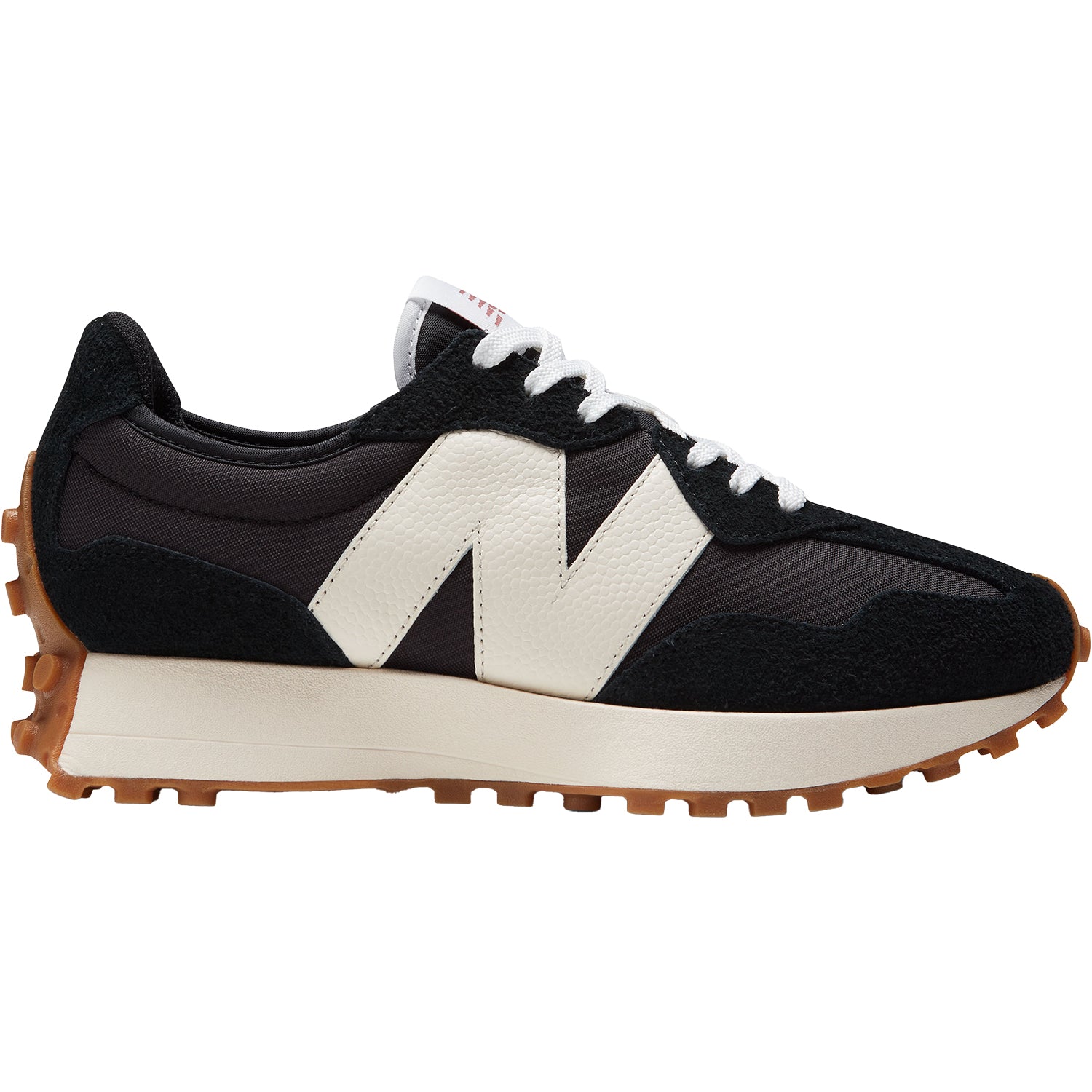 Womens New balance Women's New Balance WS327BL Black/White Suede Black/White Suede