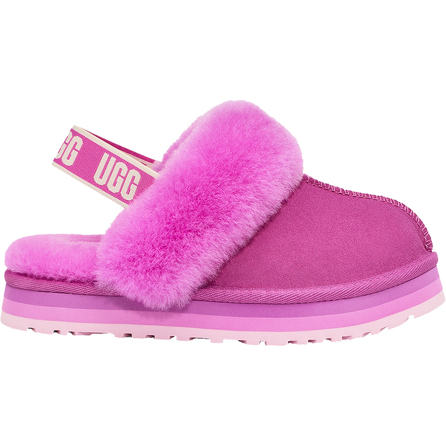 靴 UGG  FUNKETTE  kids Amazon.com | UGG Unisex-Child Funkette Slipper, Chestnut, 6