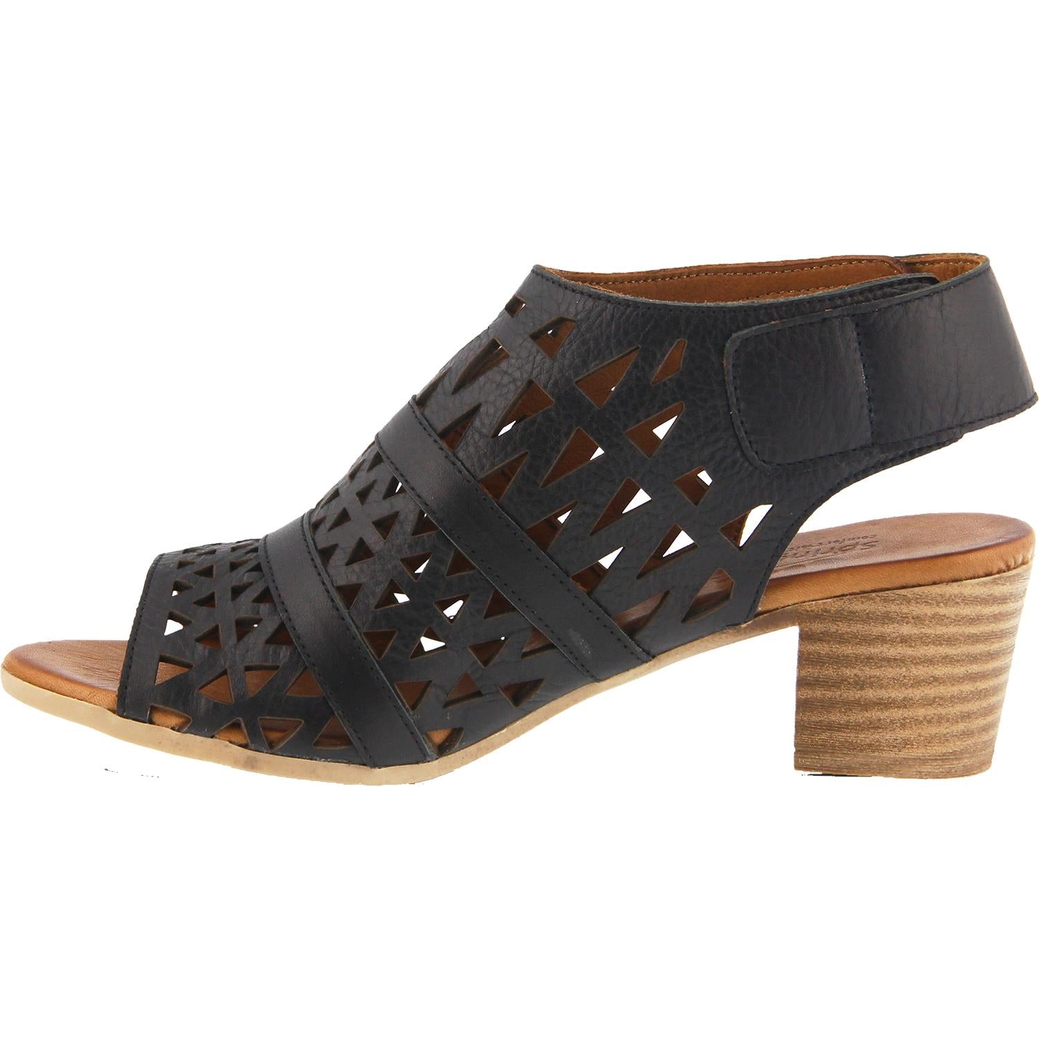 Womens Spring step Women's Spring Step Dorotha Black Leather Black Leather