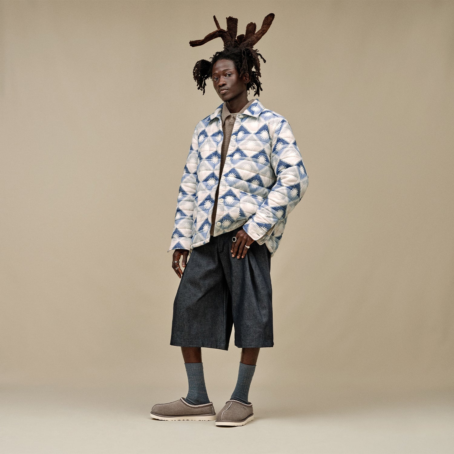 Men's UGG Tasman Shaggy Suede Smoke Plume – Footwear