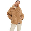 Womens Ugg Women's UGG Frankie Sherpa Trucker Jacket Camel Synthetic Camel Synthetic