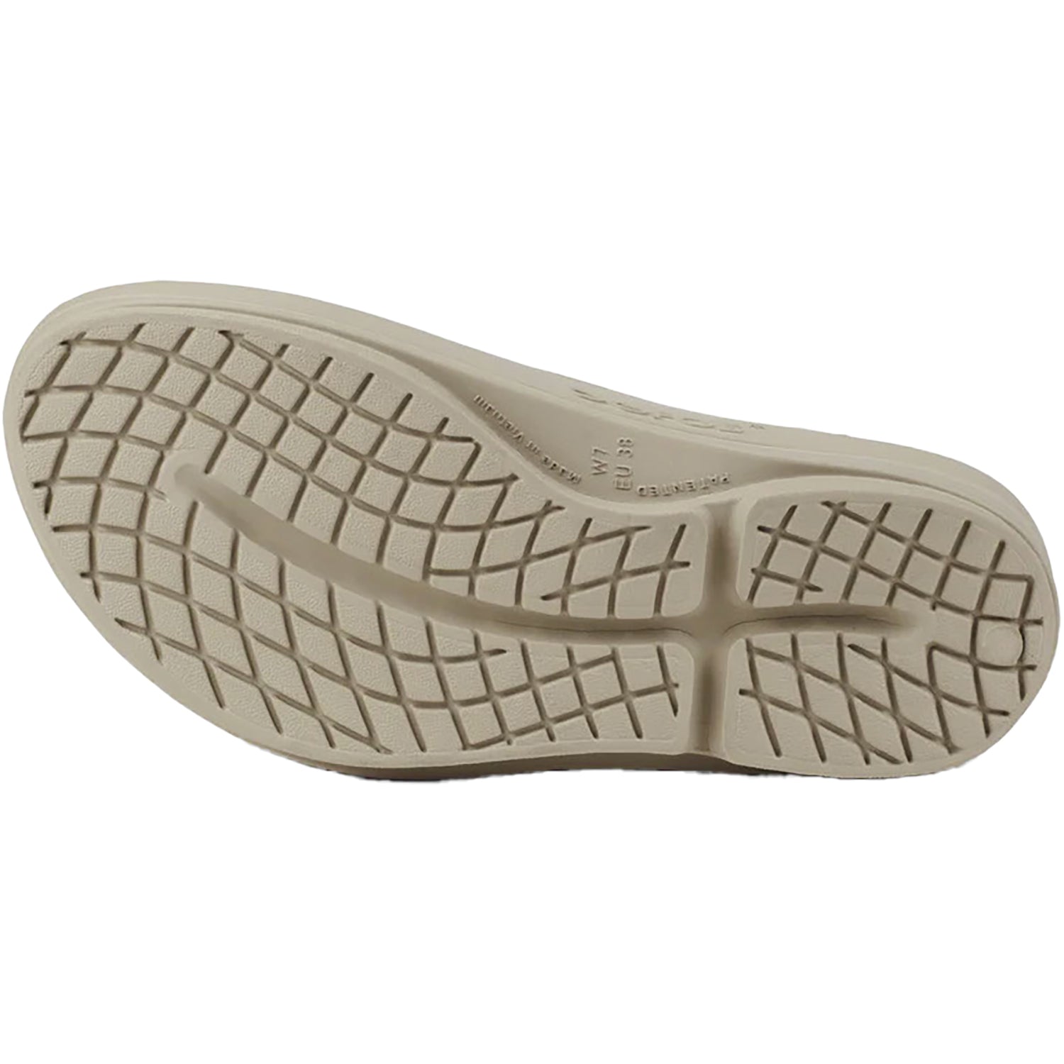 Womens Oofos OOFOS OOmega OOlala Women's Thong Sandals Nomad Synthetic Nomad Synthetic