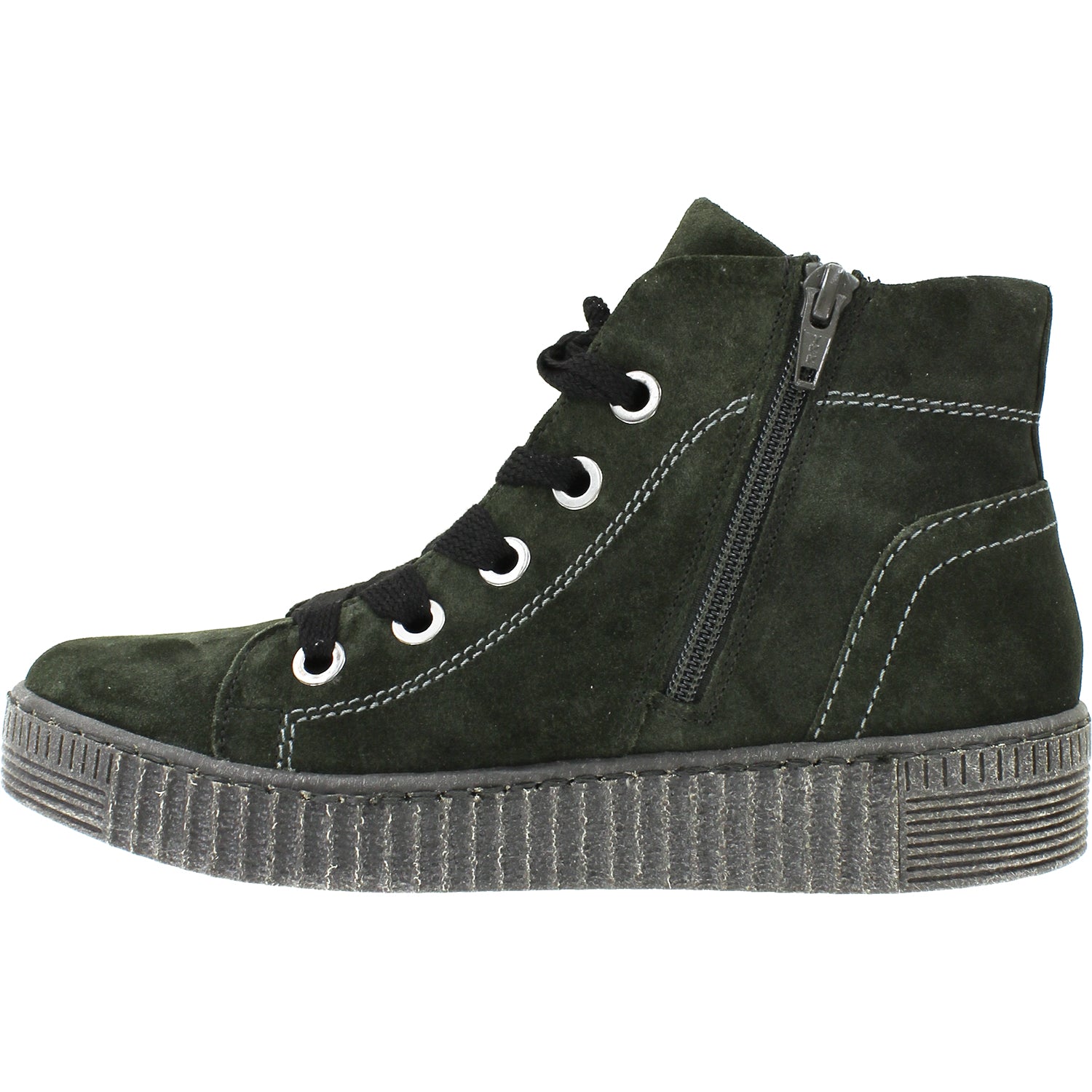 Womens Gabor Gabor 9373531 Women's High Top Sneakers Anthracite Suede Anthracite Suede
