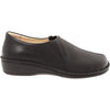 Womens Finn comfort Finn Comfort Newport Women's Slip On Shoes Black Nappa Leather Black Nappa Leather