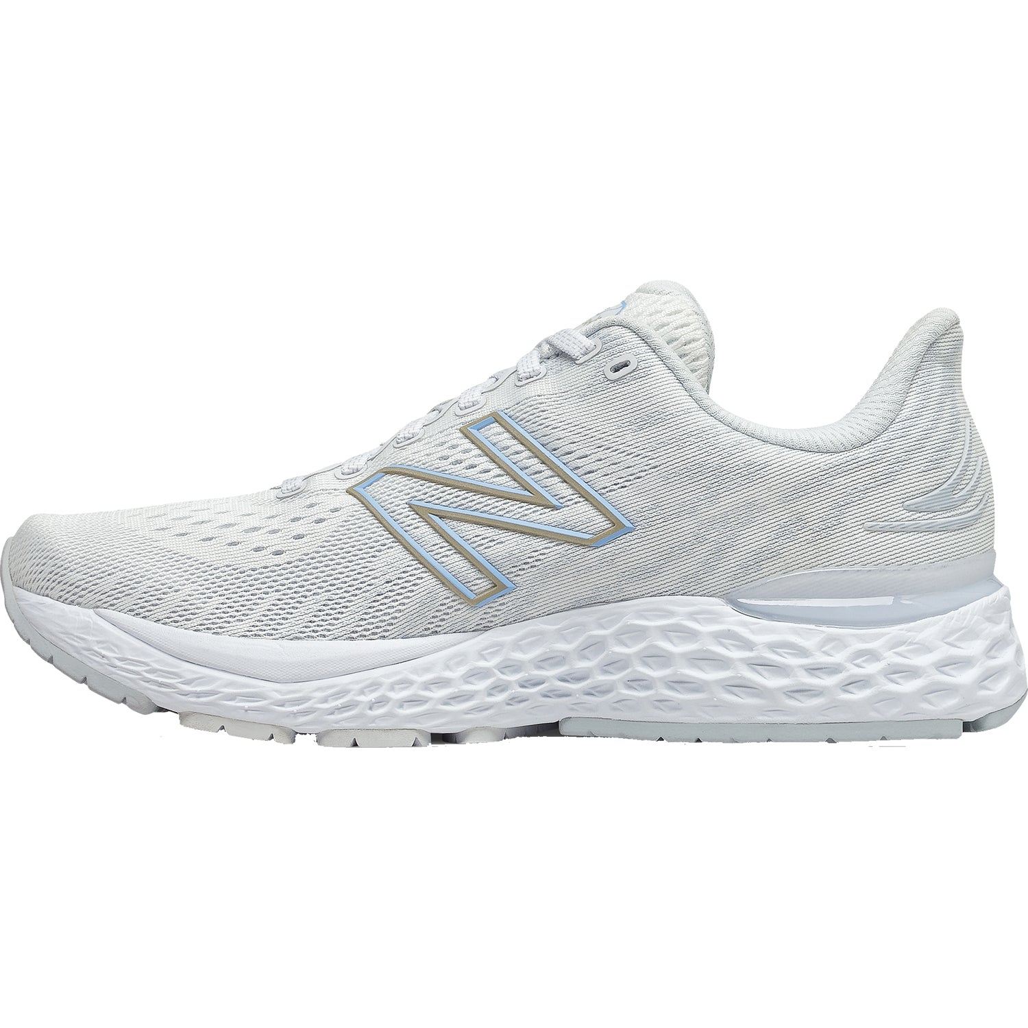 Womens New balance Women's New Balance Fresh Foam W880A11 Arctic Fox/UV Glo Mesh Arctic Fox/UV Glo Mesh