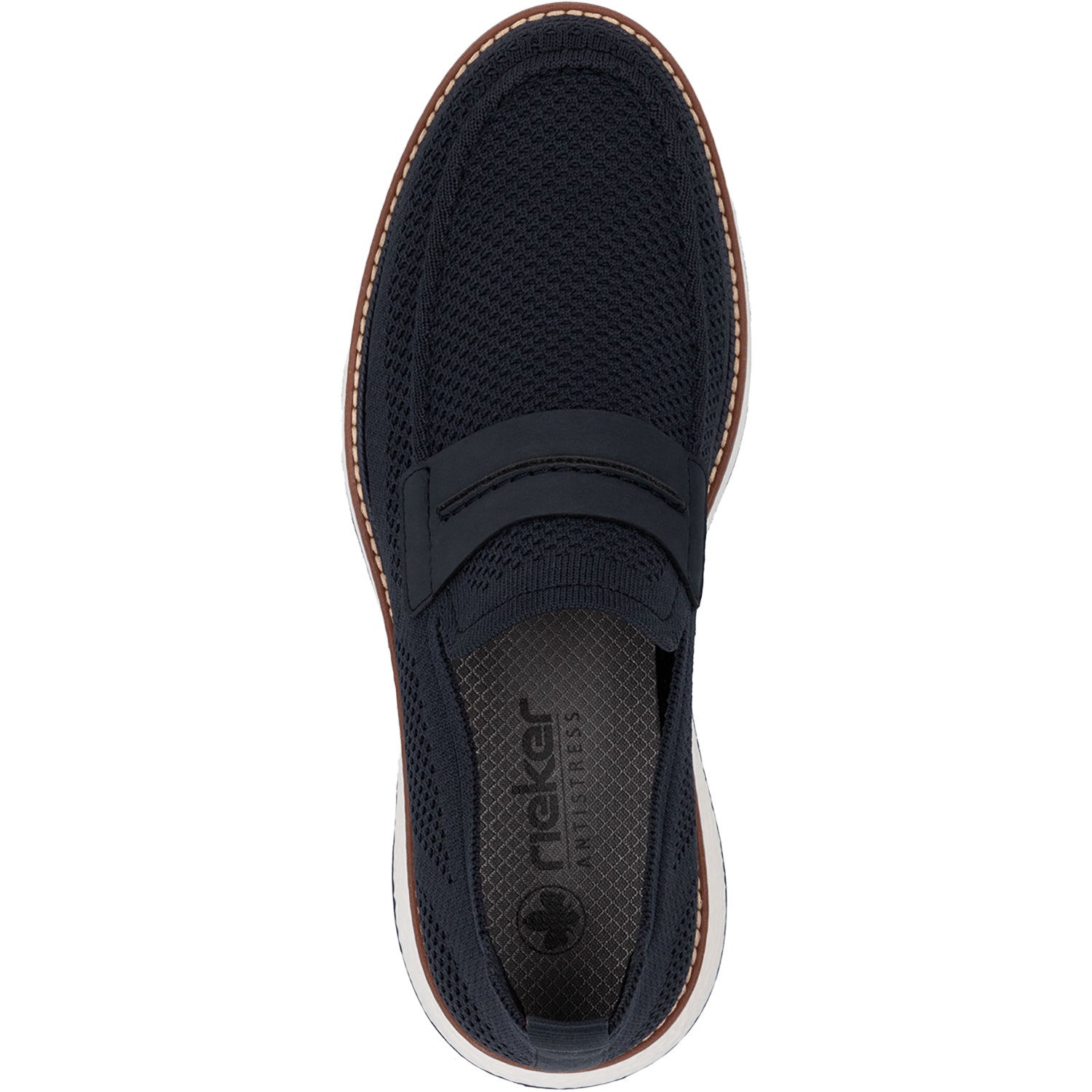 Mens Rieker Rieker 04451-14 Men's Shoes Marino/Pazifik Mesh Marino/Pazifik Mesh