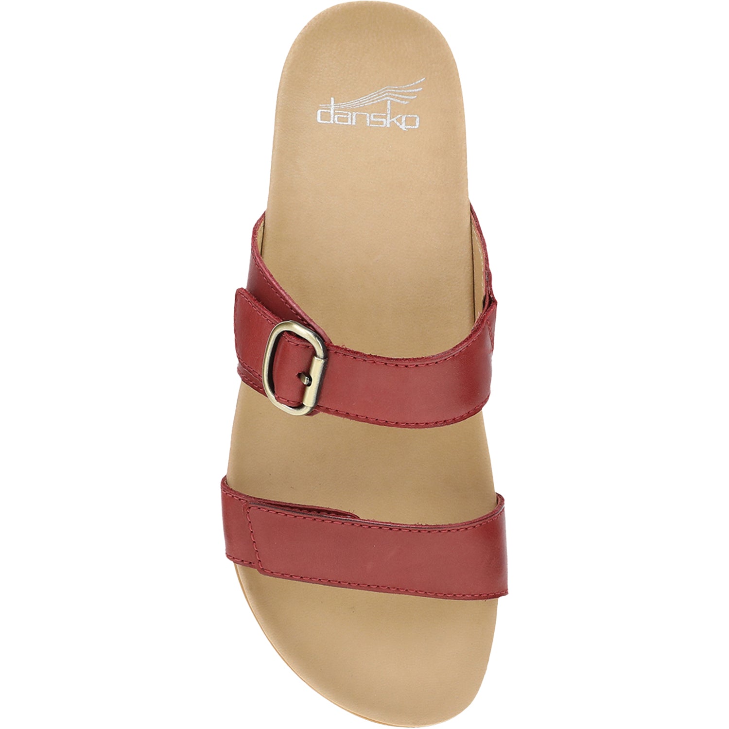 Womens Dansko Dansko Justine Calf Women's Slide Sandals Cayenne Cayenne