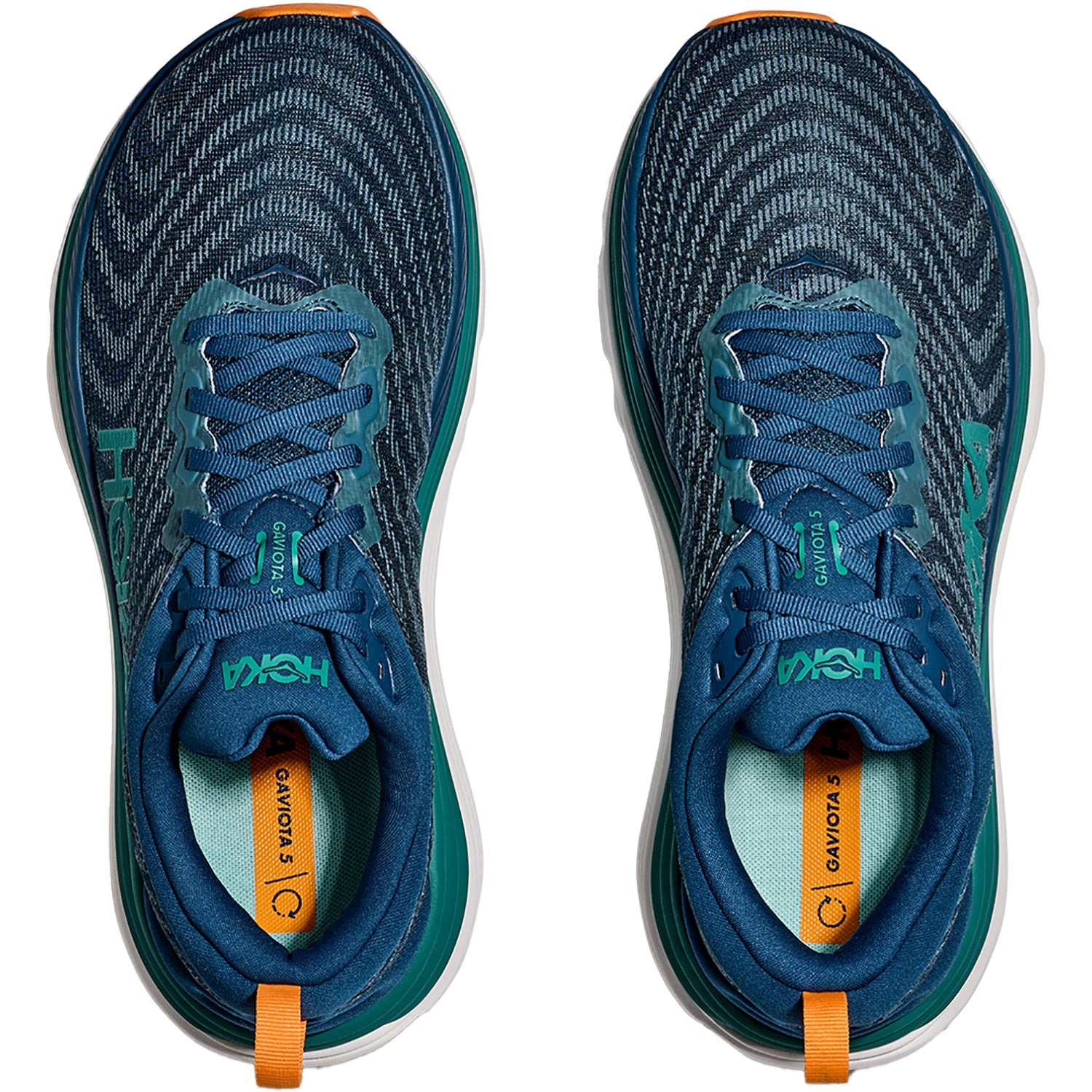 Mens Hoka one one Hoka Gaviota 5 Mesh Men's Everyday Running Shoes Midnight/Oceanic (Stability Support) Midnight/Oceanic