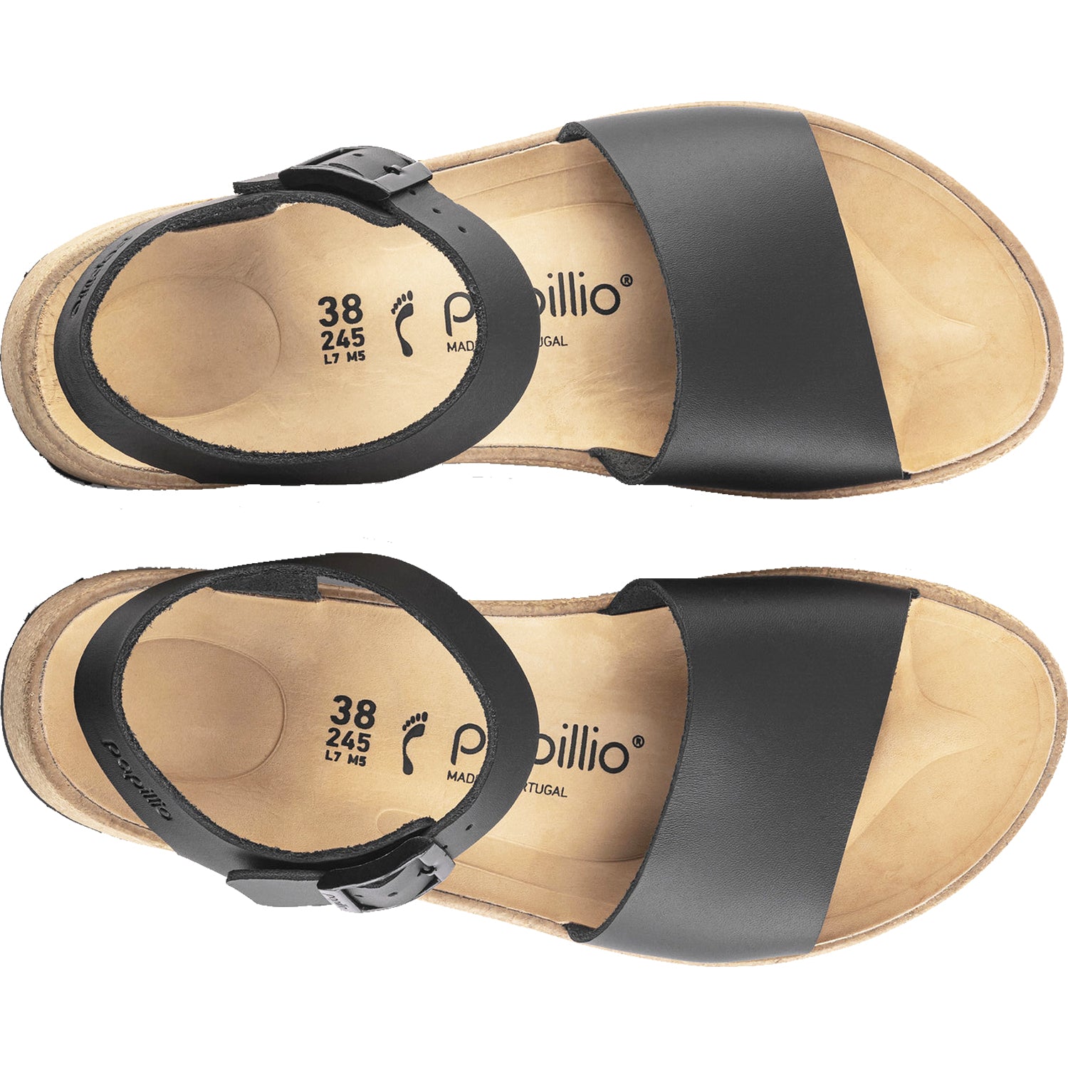 Womens Birkenstock Women's Birkenstock Papillio Glenda Black Leather Black Leather