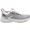 Womens Brooks Women's Brooks Glycerin Stealthfit 20 White/Black/Cream Mesh White/Black/Cream Mesh