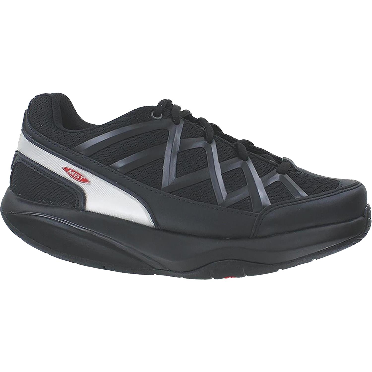 Mens Mbt Men's MBT Sport 3 Black Leather/Mesh Black Leather/Mesh