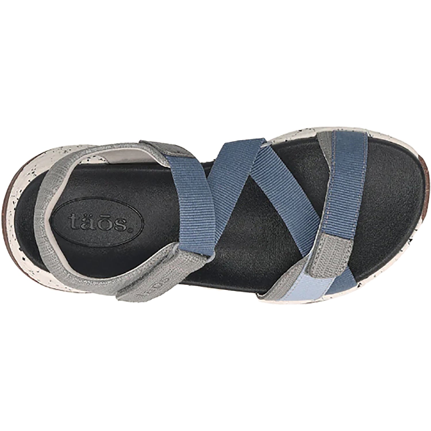 Womens Taos Taos Super Z Women's Outdoor Sandals Blue Multi Leather/Nylon Blue Multi Leather/Nylon