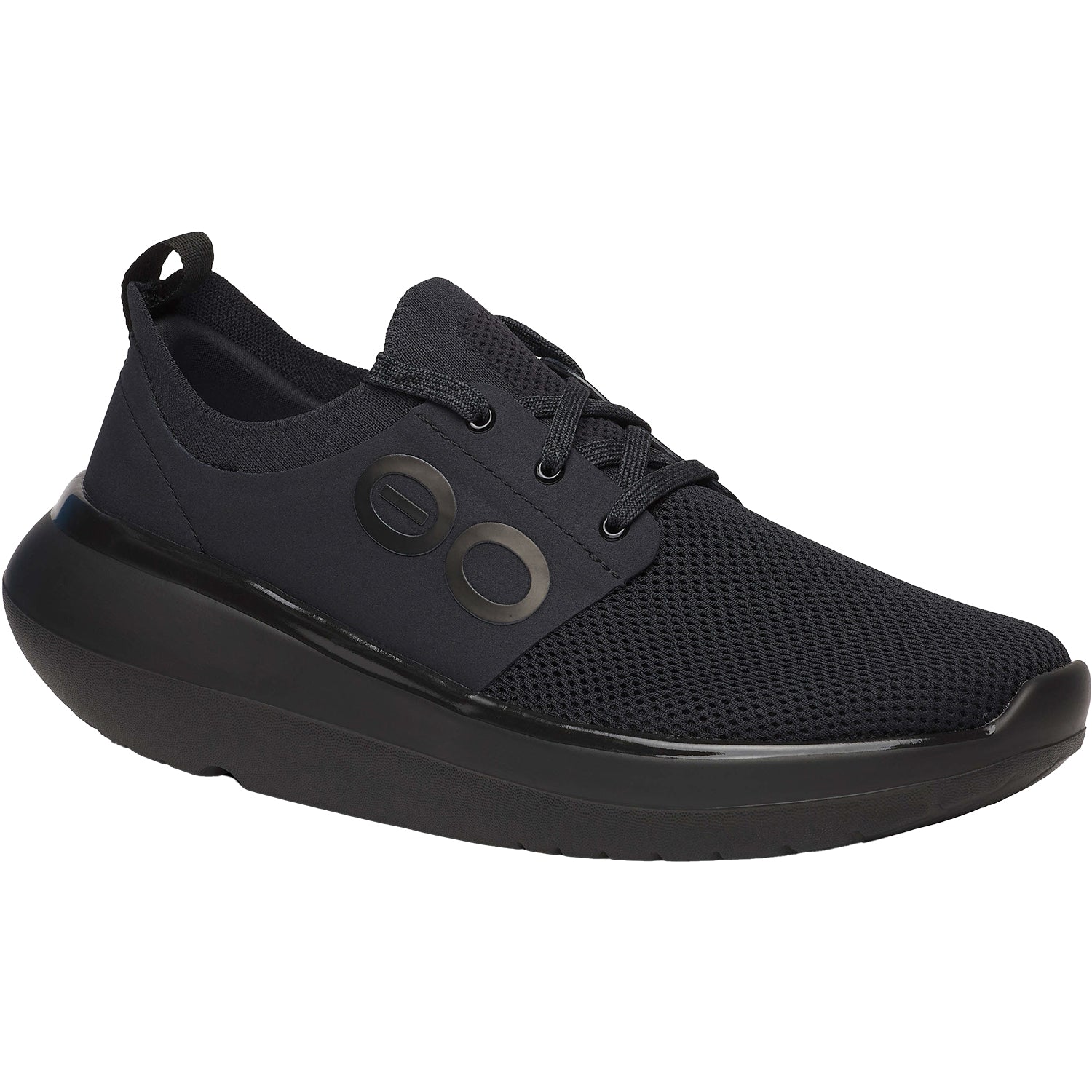 Womens Oofos Oofos Oomy Stride Women's Recovery Black/Black Synthetic Black/Black Synthetic