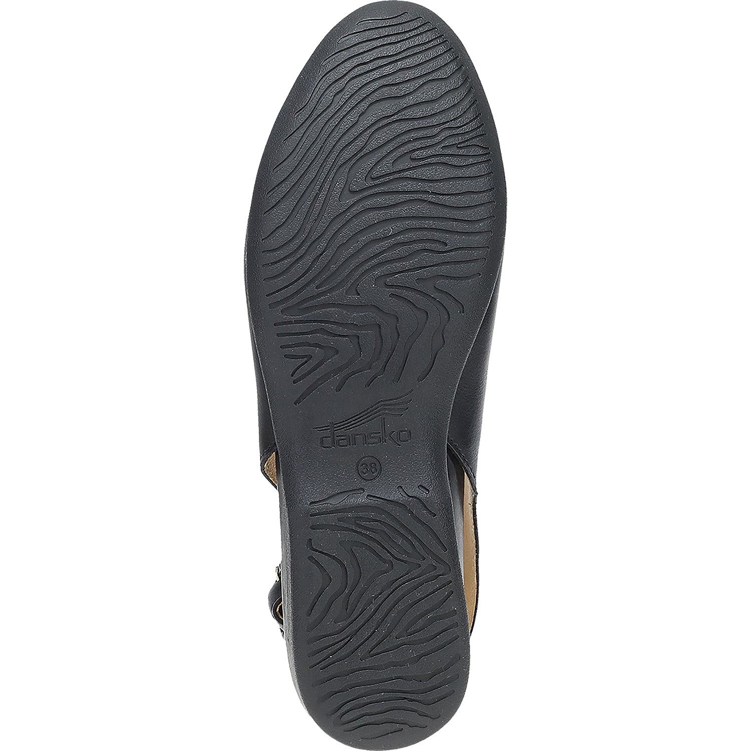 Womens Dansko Dansko Lea Women's Flats Black Burnished Nappa Leather Black Burnished Nappa Leather