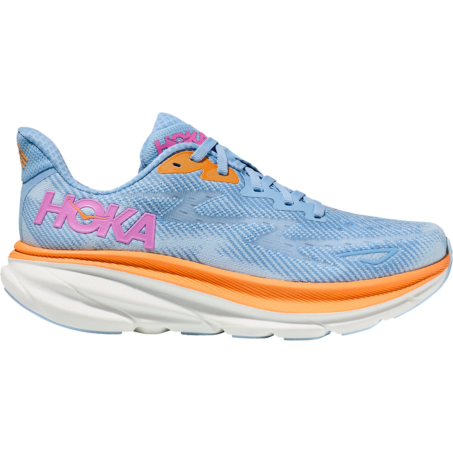 Women's Hoka Clifton 9 Airy Blue/Ice Water Mesh (Neutral Support