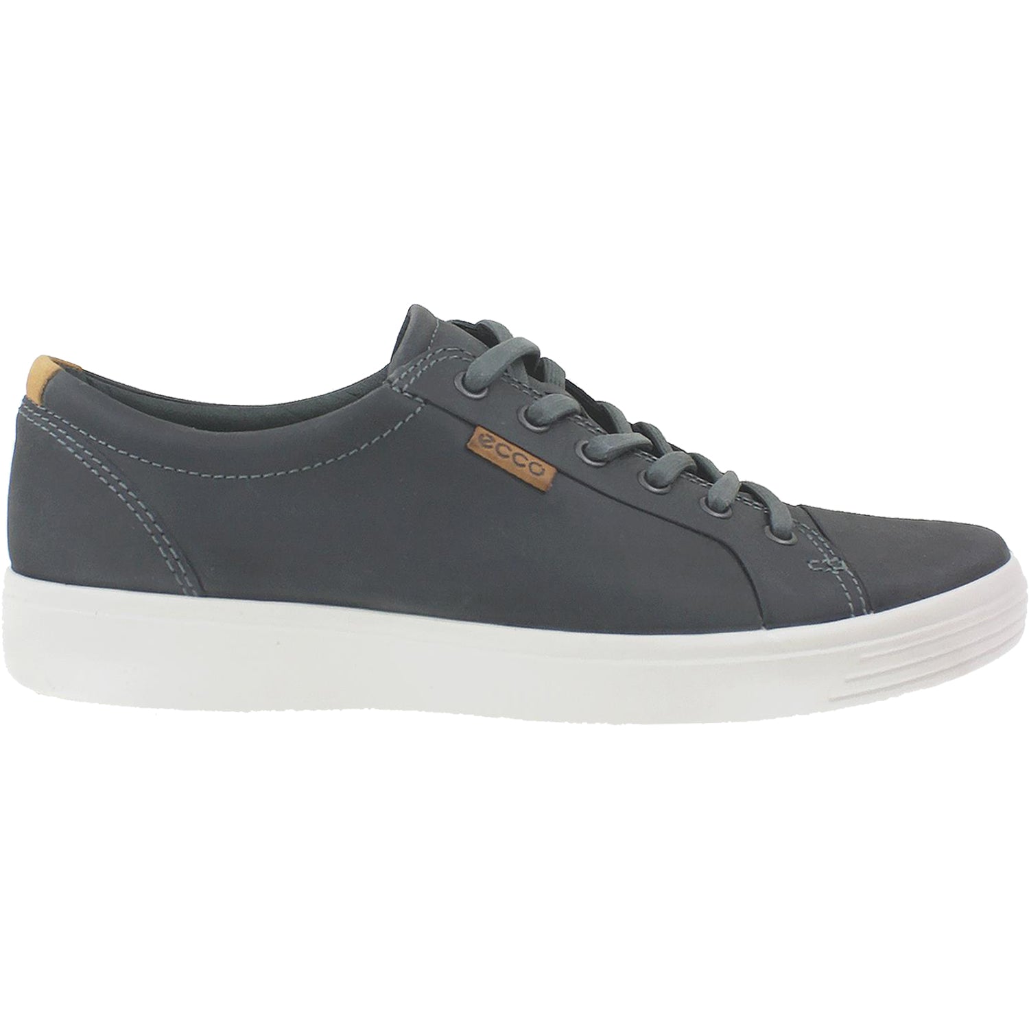 Men's Ecco Soft Sneaker Titanium Nubuck – Footwear
