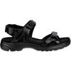 Womens Ecco Ecco Yucatan 20 3s Women's Sandals Black Crinkle Patent Black Crinkle Patent