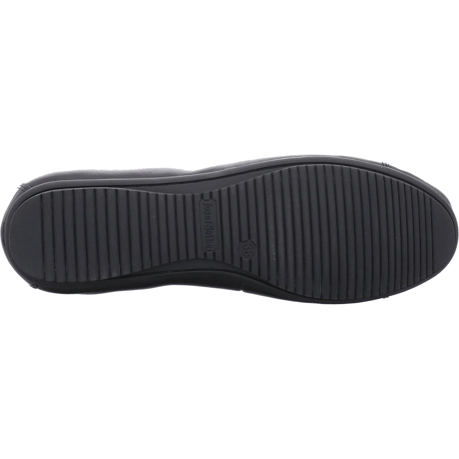 Womens Josef seibel Josef Seibel Pippa 04 Women's Slip On Flats Black Leather Black Leather