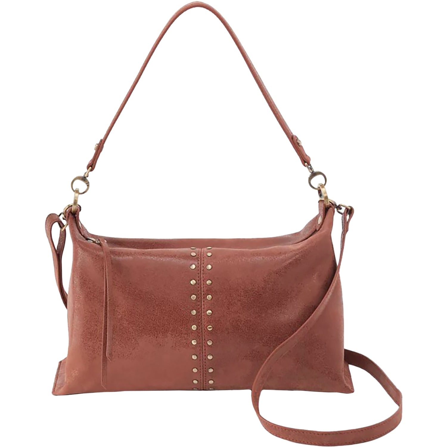 Womens Hobo Hobo Avon Shoulder Bag Buffed Burnished Saddle Buffed Burnished Saddle