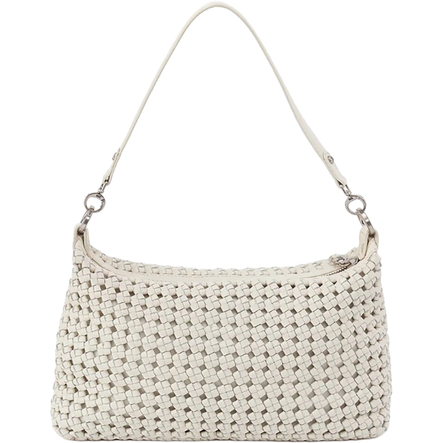 Womens Hobo Hobo Avon Shoulder Bag Handbag Whitecap Woven Leather Whitecap Woven Leather