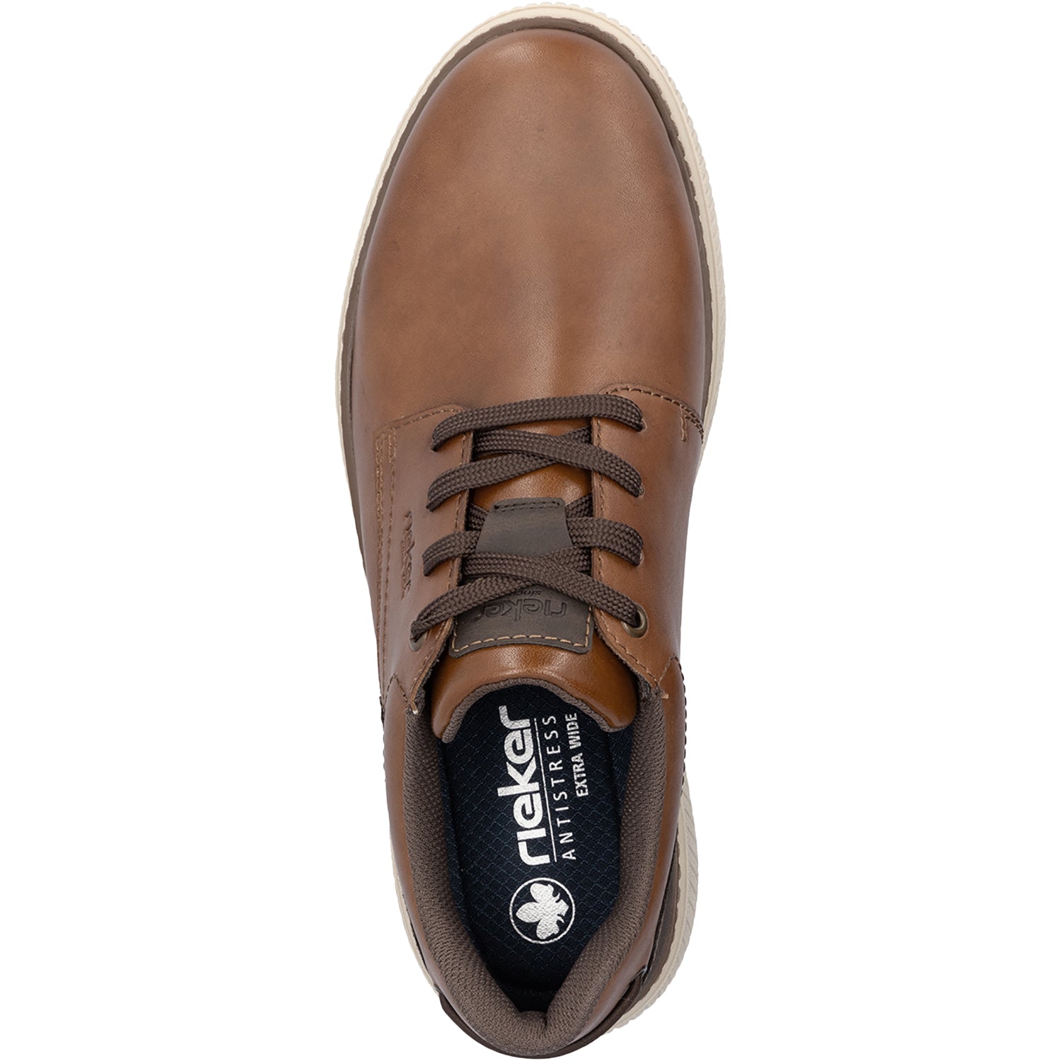 Mens Rieker Rieker B3313-24 Stan Men's Lace Up Shoes Muskat/Braun/Schoko Leather Muskat/Braun/Schoko Leather