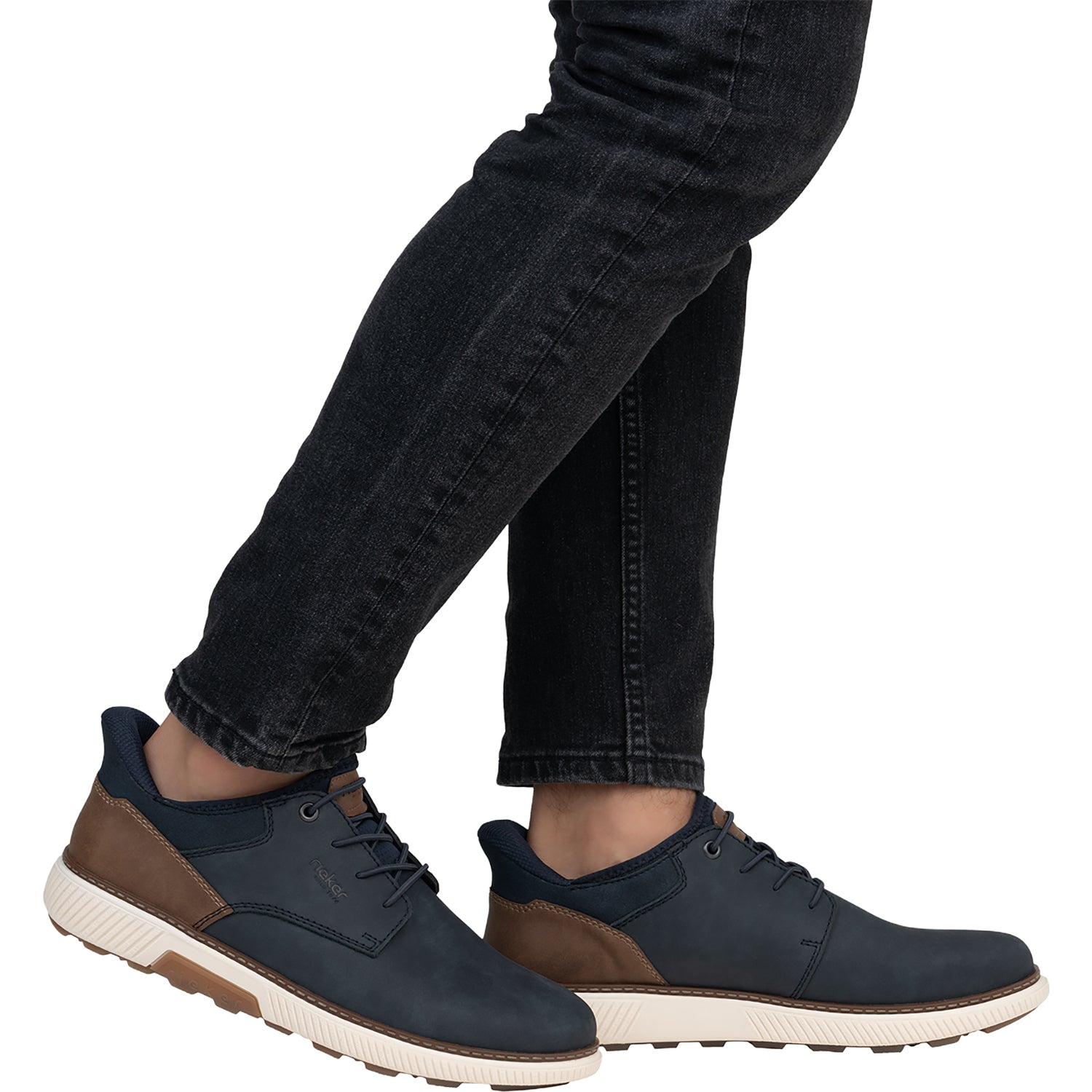 Mens Rieker Rieker Hands-Free Men's Lace Up Shoes Slip Ons Midnight/Pazifik Midnight/Pazifik