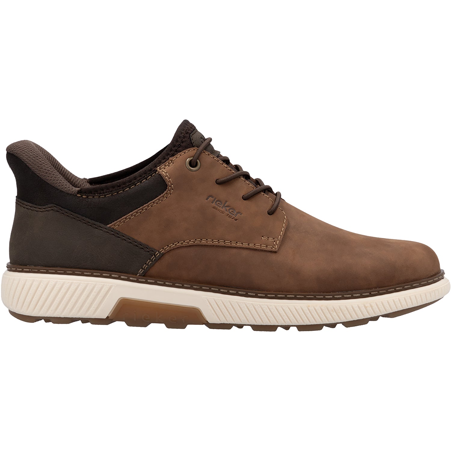 Mens Rieker Rieker B3357-24 Hands-Free Men's Hands-Free Lace Up Shoes Brown Brown