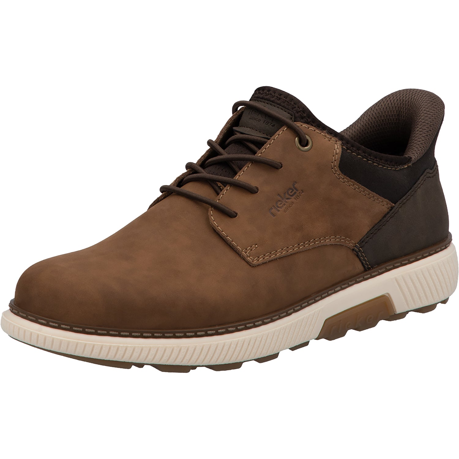 Mens Rieker Rieker B3357-24 Hands-Free Men's Hands-Free Lace Up Shoes Brown Brown