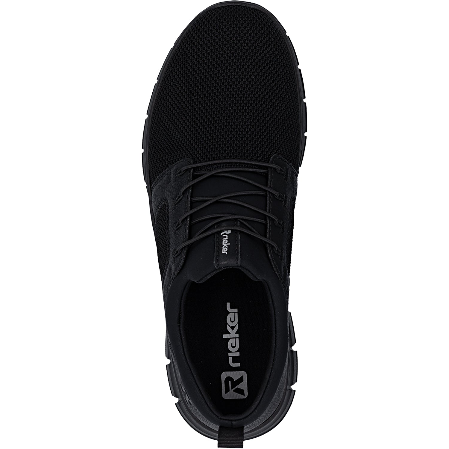Mens Rieker Rieker B7796-01 Men's Casual Slip-Ons Schwarz/Schwarz/Schwarz Schwarz/Schwarz/Schwarz
