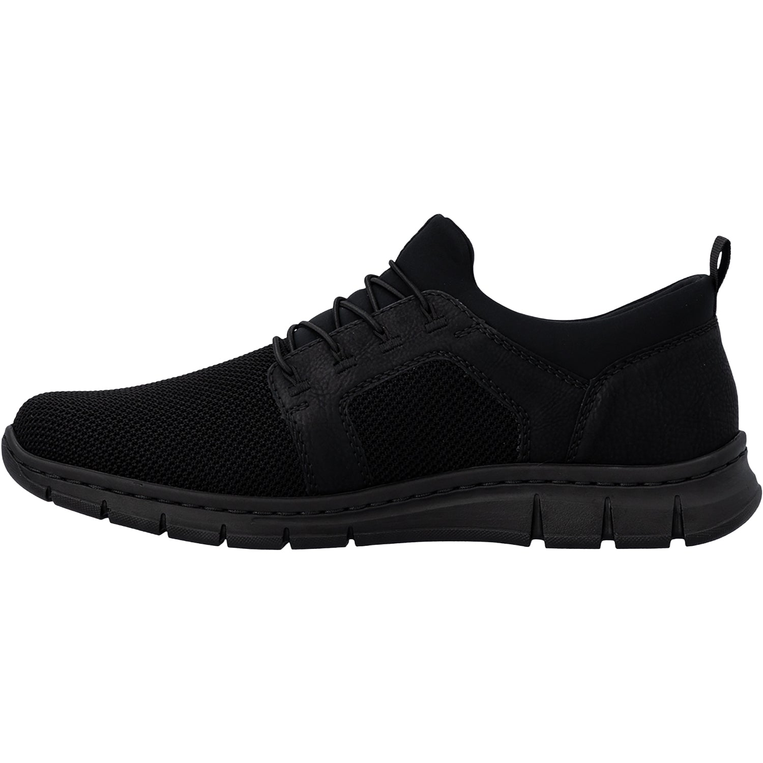 Mens Rieker Rieker B7796-01 Men's Casual Slip-Ons Schwarz/Schwarz/Schwarz Schwarz/Schwarz/Schwarz