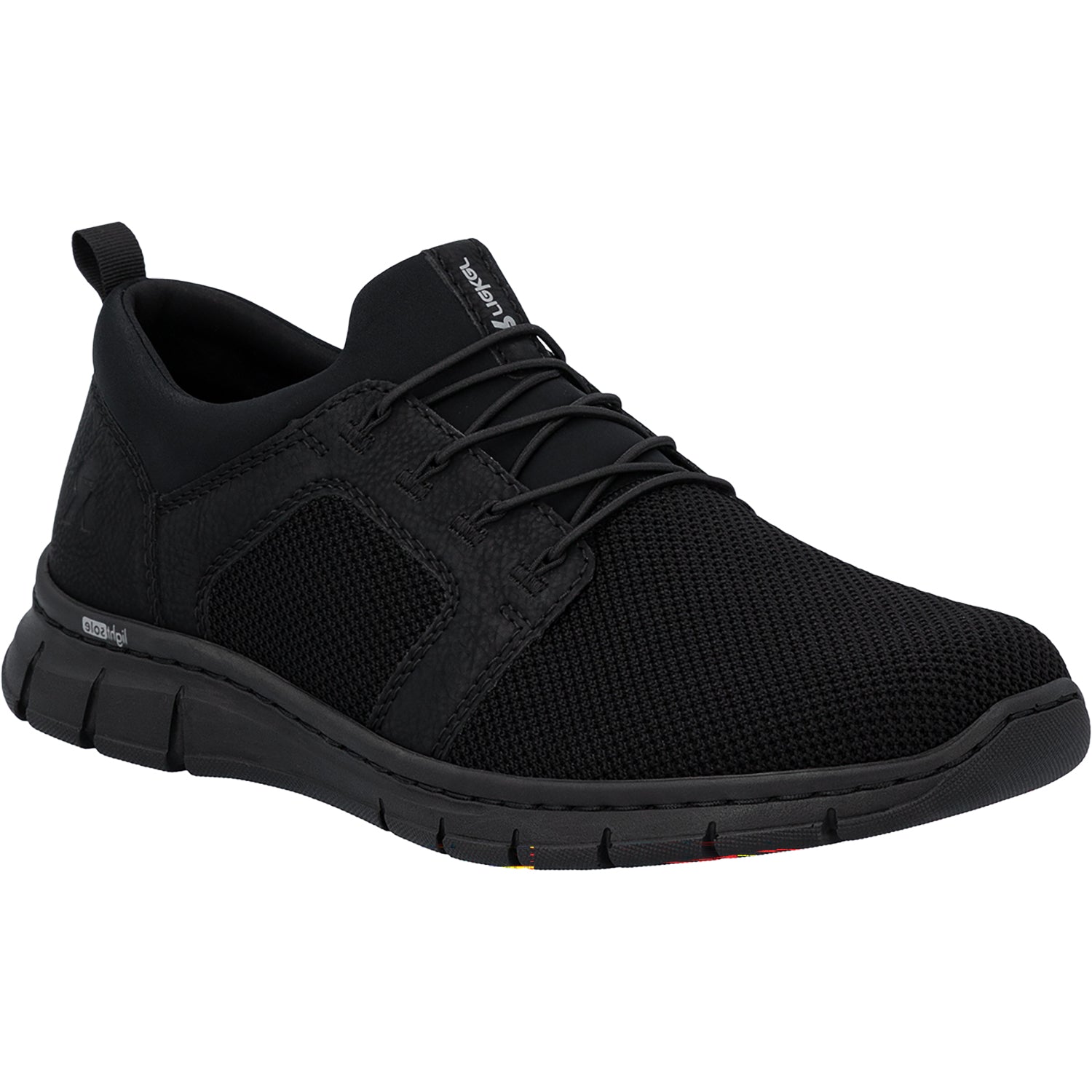 Mens Rieker Rieker B7796-01 Men's Casual Slip-Ons Schwarz/Schwarz/Schwarz Schwarz/Schwarz/Schwarz