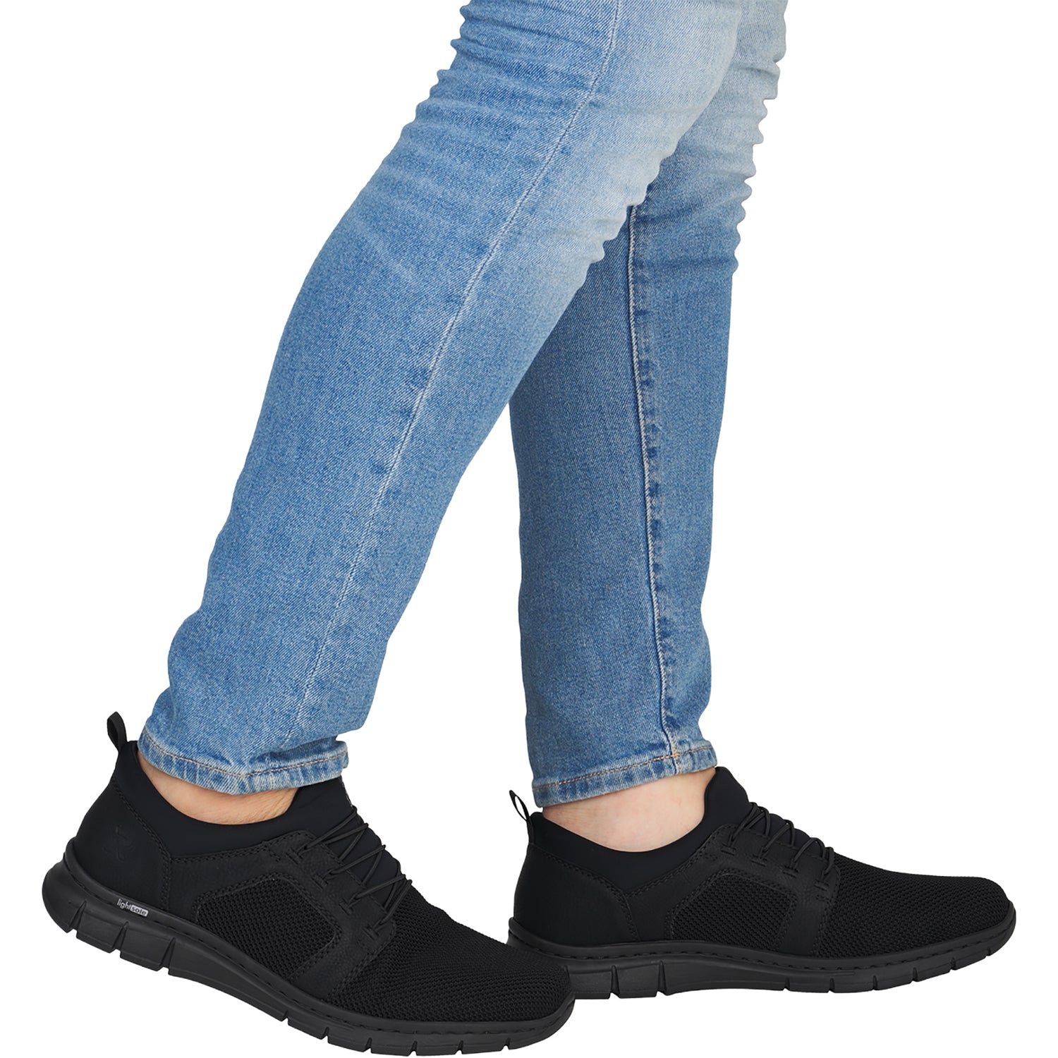 Mens Rieker Rieker B7796-01 Men's Casual Slip-Ons Schwarz/Schwarz/Schwarz Schwarz/Schwarz/Schwarz