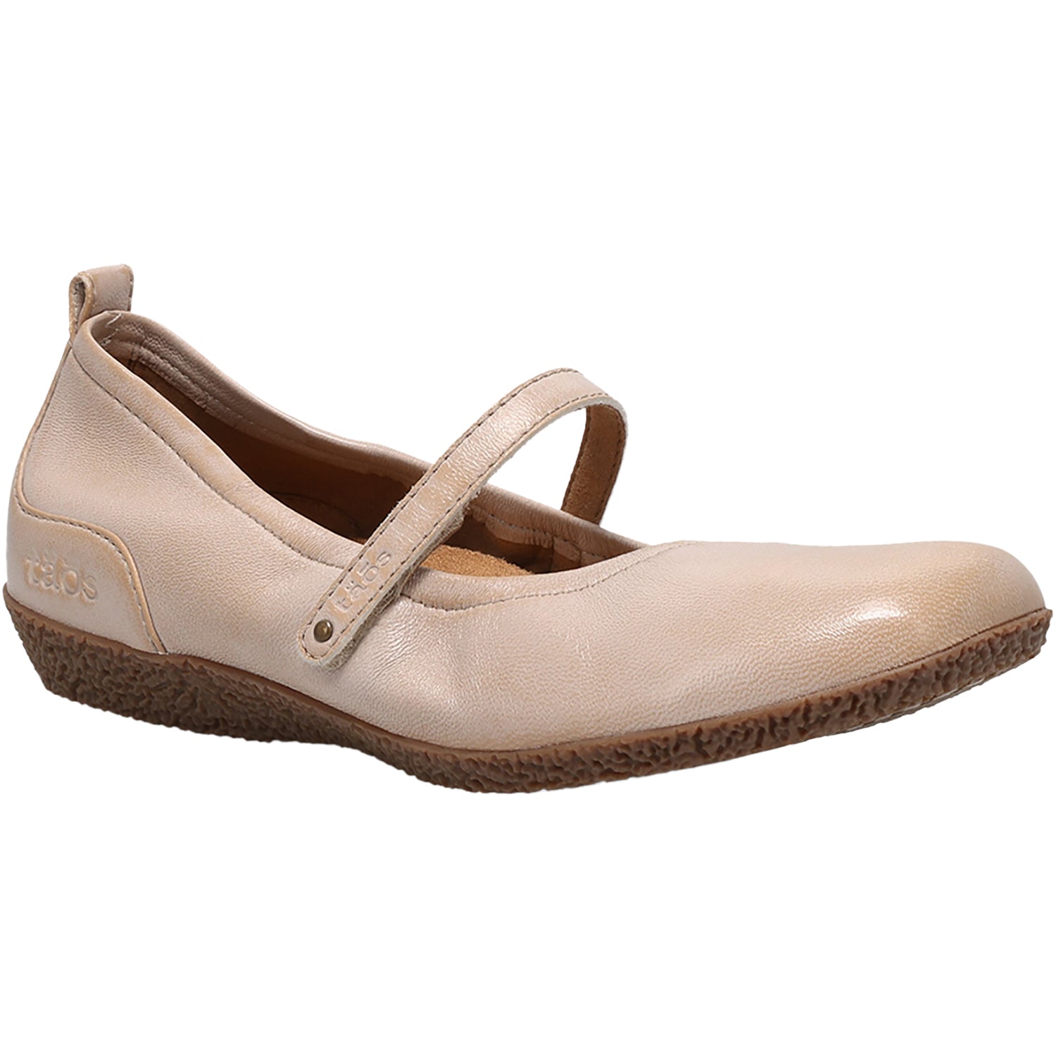 Womens Taos Taos Babble Women's Mary Jane Oyster Leather Oyster Leather