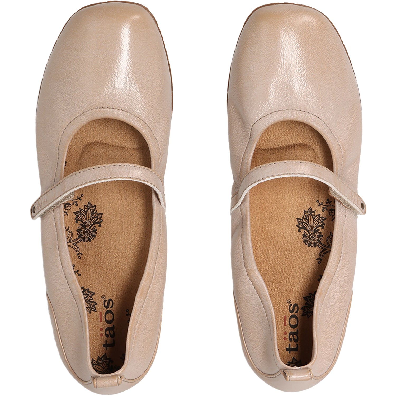Womens Taos Taos Babble Women's Mary Jane Oyster Leather Oyster Leather